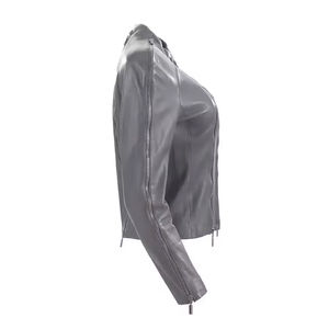 Genuine <b>Women</b> <b>Leather</b> <b>Jacket</b> With Universal Design Providing Clean Finish And Versatile Fit <b>For</b> All Wardrobe Preferences - Product Image 6