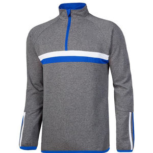 100% Polyester GAA Jersey Demi Zip Top Hurling Jacket Logo Personnalisé Impression Motif Solide Plus La Taille Tissage Tricoté - Product Image 3