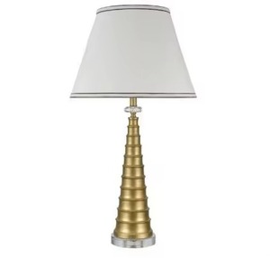 Lámpara de mesa de metal de lujo para interiores modernos hermosa iluminación de mesita de noche y sala de estudio - Product Image 5