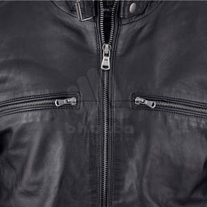 Diseña tu propia chaqueta de cuero de moda de alta calidad para hombre al mejor precio, chaqueta de cuero de manga larga. - Product Image 2