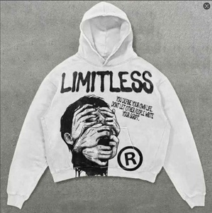 Sudadera con capucha y cremallera para hombre, chaqueta de gran tamaño de lana de algodón con cremallera completa, venta al por mayor, ropa de calle informal, gimnasio, entrenamiento, moda, ropa deportiva - Product Image 4