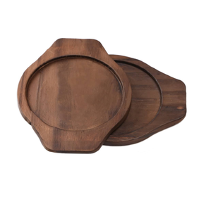 Natural <b>Wood</b> <b>Trivets</b> for Hot Dishes Table and Kitchen and Durable 7-inch Wooden Kitchen Hot Pads with Sale Product - Product Image 4