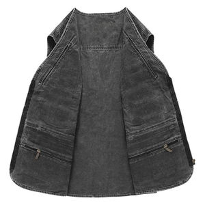 Chaleco Safari Vaquero Casual para Hombre, de Alta Calidad, Secado Rápido, Ecológico, Transpirable, Antiencogimiento, Antiarrugas, Cuello en V, Otoño - Product Image 5