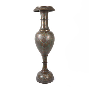 Jarrones de flores pintadas, suministros a granel, diseño múltiple, macetas para sala de estar, precio al por mayor, jarrón metálico - Product Image 3
