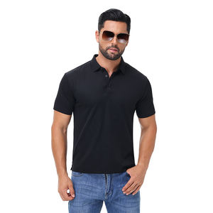 Polo de diseño clásico para hombre al por mayor de fabricante, 100% algodón para negocios y ocasiones informales, sensibilidad al hielo - Product Image 1