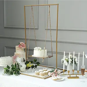 Modern Design Metal Stainless Steel Cake Stand For Wedding Decoration Most Luxurious For Buyers Party Event