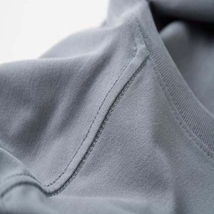 T-shirt en coton pour homme de poids lourd 220g, taille plus, style streetwear, qualité supérieure, respirant, col rond, chemises pour homme - Product Image 4