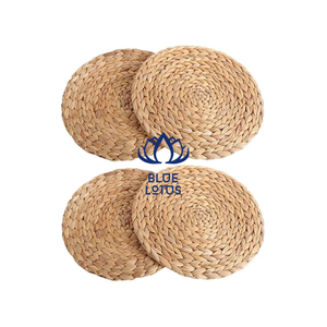 Mantel individual de jacinto de agua resistente al calor redondo caliente Vietnam Ecológico - Product Image 1