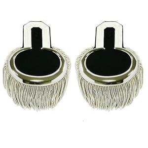 NUEVAS Hombreras de Alambre Dorado con Flecos, Epaulettes para Uniformes de Banda de Marcha - Product Image 1