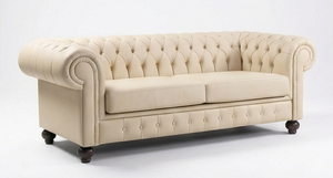 Nouvelle arrivée ARSU, canapé de bureau moderne et durable, en cuir PU, pieds en plastique, deux places, forme ovale, accoudoirs encastrés, canapé d'attente, hôtel - Product Image 2