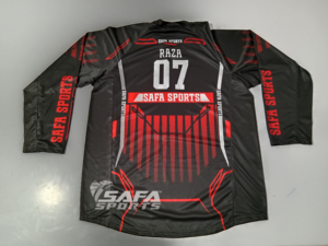 Maillot de Paintball Strike Prix usine de haute qualité Maxt Victory Teal Black Sublimation Maillot abordable léger - Product Image 4
