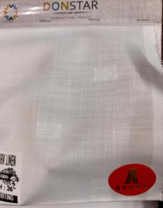 High-Quality 36 Danmark Linen Poly <b>Viscose</b> Dobby <b>Fabric</b> Plain Dyed Suit Material for Girls Boys Export Quality - Product Image 2