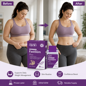 Tiras Botánicas para el Bienestar OKTW FastSlim, Sabor Arándano, 20 Tiras, Apoyo al Metabolismo, Limpieza Intestinal, Control del Apetito, Suplemento - Product Image 3