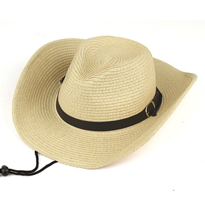 Nuevos sombreros de vaquero de cuero al aire libre para hombres de vaquero occidental personalizados Sombreros de vaquero en cuero genuino Sombreros de moda al por mayor - Product Image 2