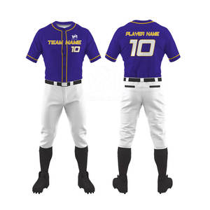 Uniforme de Béisbol Ligero y Transpirable, Ropa Deportiva Más Vendida, Uniforme de Béisbol para Venta en Línea - Product Image 3