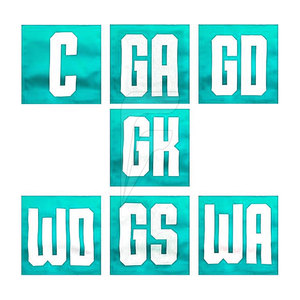 Precio al por mayor profesional Tela de sarga Parches de netball Tamaño personalizado Nueva llegada Parches de netball - Product Image 4