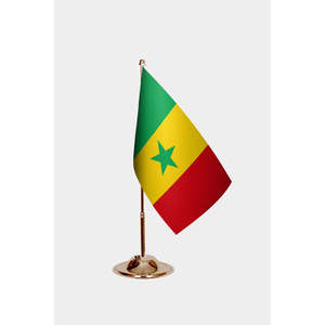 Drapeaux de table imprimés numériquement pour le Sénégal - Product Image 2