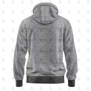 Sweat à capuche en coton 100% pour l'hiver, tricot uni, motif uni, coupe décontractée, tissu doux, poche, parfait pour un usage quotidien - Product Image 3