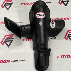 อุปกรณ์ฝึกซ้อมสำหรับฝาแฝด แผ่นรองแข้งมวยไทยสีทองแบบกำหนดเอง คุณภาพสูง อุปกรณ์มวยไทย MMA คิกบ็อกซิ่งแบบปรับแต่งได้ - Product Image 6