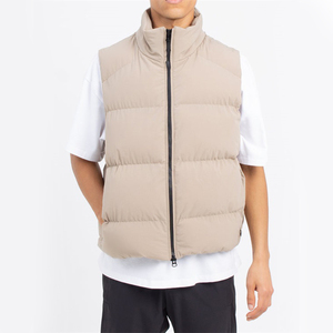 Nouveautés hommes nouveau design mode personnalisé grande taille haute qualité hommes hiver extérieur sans manches veste bouffante - Product Image 3