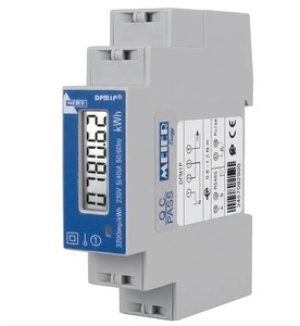 Medidor de Energía Monofásico DPM-1P para Riel DIN, 40A, Entrada Directa, Medición de Energía, RS485 Modbus RTU, Salida de Pulso, Clase 1 - Product Image 1
