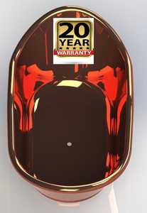 อ่างอาบน้ำทองแดงแข็งสไตล์โบราณสำหรับใช้ในห้องน้ำ - Product Image 2