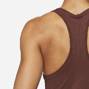 Camisetas sin mangas transpirables para entrenamiento y gimnasio para mujer, camiseta sin mangas de Yoga Sexy holgada con logotipo personalizado para correr y usar en el gimnasio - Product Image 6