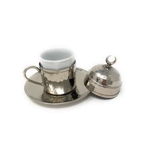 Dessous de verre en métal gravé à la main conçu pour les rassemblements culturels d'événements traditionnels et les tables de célébration de famille - Product Image 1