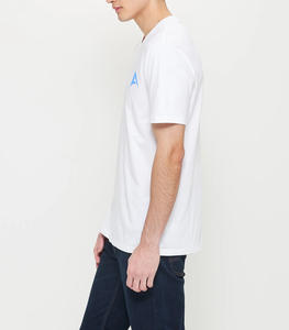 Personnalisable T-shirt à col rond à manches courtes surdimensionnées pour homme Séchage rapide de haute qualité 100% coton Coupe ajustée Broderie de logo personnalisé - Product Image 6