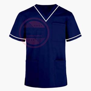 Vente en Gros de Hauts Uniformes de Gommages Médicaux Col en V Hauts Médicaux - Product Image 3