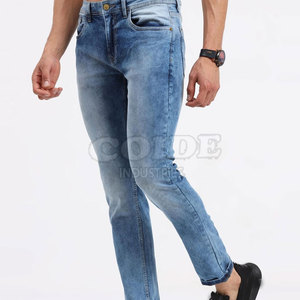 Pantalones Vaqueros de Color Personalizado para Hombre a Precio Económico, Nuevo Estilo para Uso en Exteriores, Pantalones de Hombre Lavados de la Mejor Calidad - Product Image 2