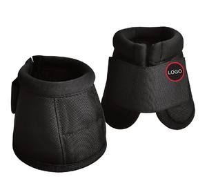 Bottes de cloche de cheval Bottes de cloche de cheval sans rotation, sabot balistique équin Bottes de cloche de portée Produits de course de chevaux anglais d'Inde - Product Image 1