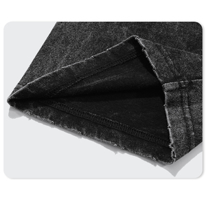 T-shirt délavé en stock, t-shirts en coton vintage lavés pour hommes, streetwear, vente en gros, impression personnalisée, logo de marque - Product Image 3