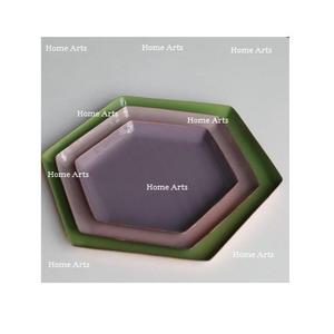 Plateau de service alimentaire de deux tailles différentes avec plateau à chocolats hexagonal de qualité supérieure pour un usage domestique et hôtelier - Product Image 2