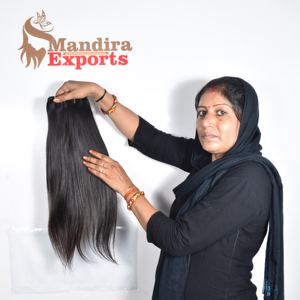 Extensions de cheveux à bandes adhésives 100% vierges non traitées, cheveux vierges Remy vietnamiens, couleur noire droite, cheveux humains, double trame, pur et brut - Product Image 3