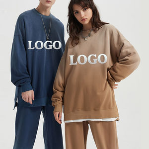 Conjunto de jogging vintage con estampado personalizado para hombre, chándal lavado ácido con cremallera, diseño 2 en 1, pantalones de chándal acampanados de pierna recta, Sudadera con capucha para uso en el gimnasio - Product Image 1