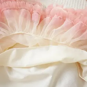 Conjunto de 2 Piezas: Suéter de Lana con Diseño de Corazón en 3D y Falda de Tul - Product Image 2