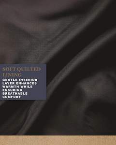 Outfitters <b>Men's</b> Winter Jacket - Insulated Quilted Winter <b>Coat</b> Heavyweight <b>Hooded</b> Puffer Outerwear Jacket for <b>Men</b> - Product Image 5