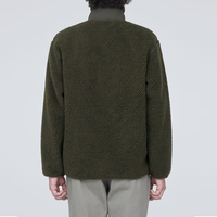 Veste d'hiver unisexe personnalisée en polaire Sherpa surdimensionnée avec capuche, imperméable, confortable, respirante, en patchwork