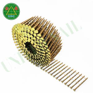 1-3/4" x 0.086 9000pcs Coil <b>Nails</b> Screw Shank, Smooth Shank <b>For</b> <b>Wooden</b> Pallets Making, Strong Grip, From Vietnam Factory - Product Image 2