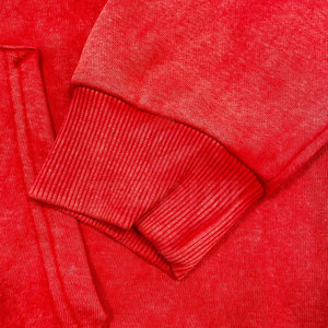 Servicio OEM al por mayor mejor diseño lavado ácido sudaderas con capucha ligero color sólido lavado ácido sudaderas con capucha para hombre - Product Image 5