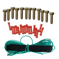 Kit de joints de collecteur d'échappement pour Chevy GMC GMT800 Silverado Avalanche Sierra 1999-2006 Long Tube Header Y-Pipe Kit T304 3in