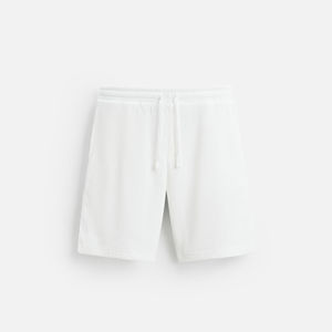 กางเกงขาสั้นผู้ชายแบบสั่งทำ ความยาวระดับเข่า สำหรับฤดูร้อน เอวยางยืด ผ้าฝ้ายออร์แกนิค บริการ OEM แห้งเร็ว ระบายอากาศ ป้องกันรอยยับ - Product Image 5