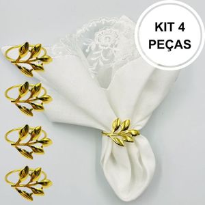 Anneau de serviette luxueux et somptueux en feuille d'or, en acier inoxydable, décoration de table en métal, élégant et raffiné, vaisselle de mariage, accessoires de table - Product Image 4