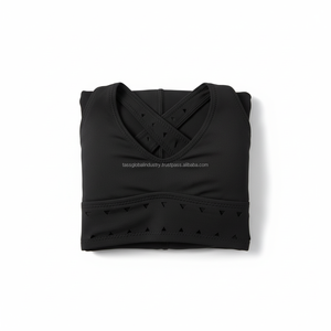 เสื้อชั้นในกีฬาผู้หญิงแบบตัดด้วยเลเซอร์ รองรับแรงกระแทกสูง สายไขว้ ออกกำลังกาย โยคะ บราแบบกำหนดเองสำหรับฤดูร้อน - Product Image 6