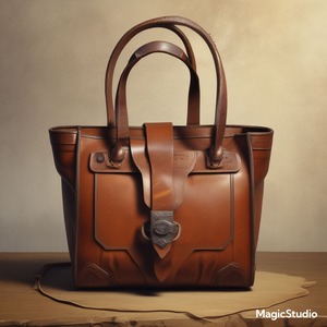 Sac à main fourre-tout en cuir de mouton authentique pour femme avec fermeture éclair décontractée Produit authentique - Product Image 1