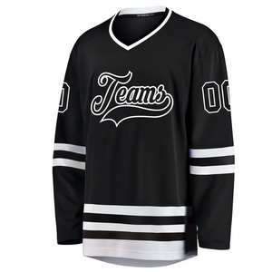 Jersey de Hockey sobre Hielo con Capucha, Diseño Personalizado, Servicio OEM, Transpirable, Venta al Por Mayor, Barato, Mejor Oferta 2025 - Product Image 1