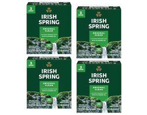 Jabón en Barra Irish Spring para Hombre, Original, Limpiador, Iluminador e Hidratante, Aroma Fresco y Limpio de 12 Horas, Jabón para Manos y Cuerpo - Product Image 4