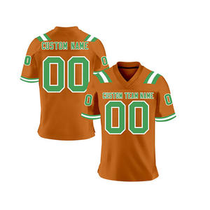 Nouveau design de maillot de football américain personnalisé vente en gros de vêtements d'équipe de sport taille adulte maillot de football américain pour hommes - Product Image 6