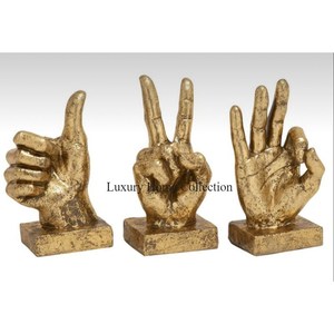 Escultura decorativa de gestos de mano para mesa de oficina y accesorios de decoración del hogar talla de piedra y estatuas de escultura - Product Image 2